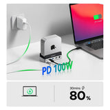 Orico MiniDock 10-in-1 Docking Station med SSD Hard Drive Bay - Silver