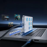 Orico USB4 Thunderbolt 5 Cable 80Gbps 240W USB-C to USB-C 1m - Black