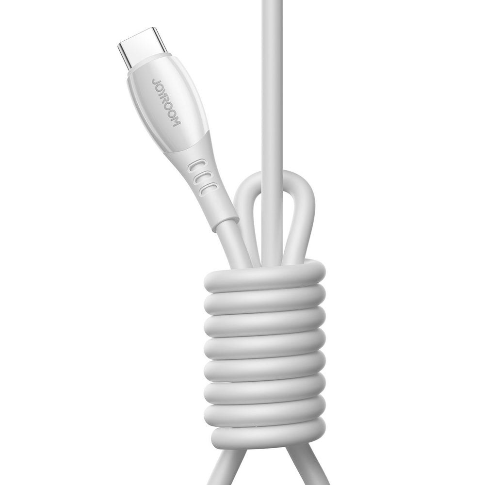 Joyroom S-A59 Vibrant Series 60W USB-C - USB-C-kabel 1,2 m - hvid