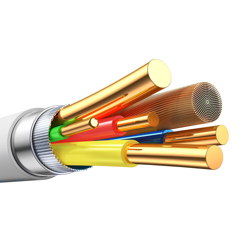 Joyroom S-A59 Vibrant Series 60W USB-C - USB-C-kabel 1,2 m - hvid