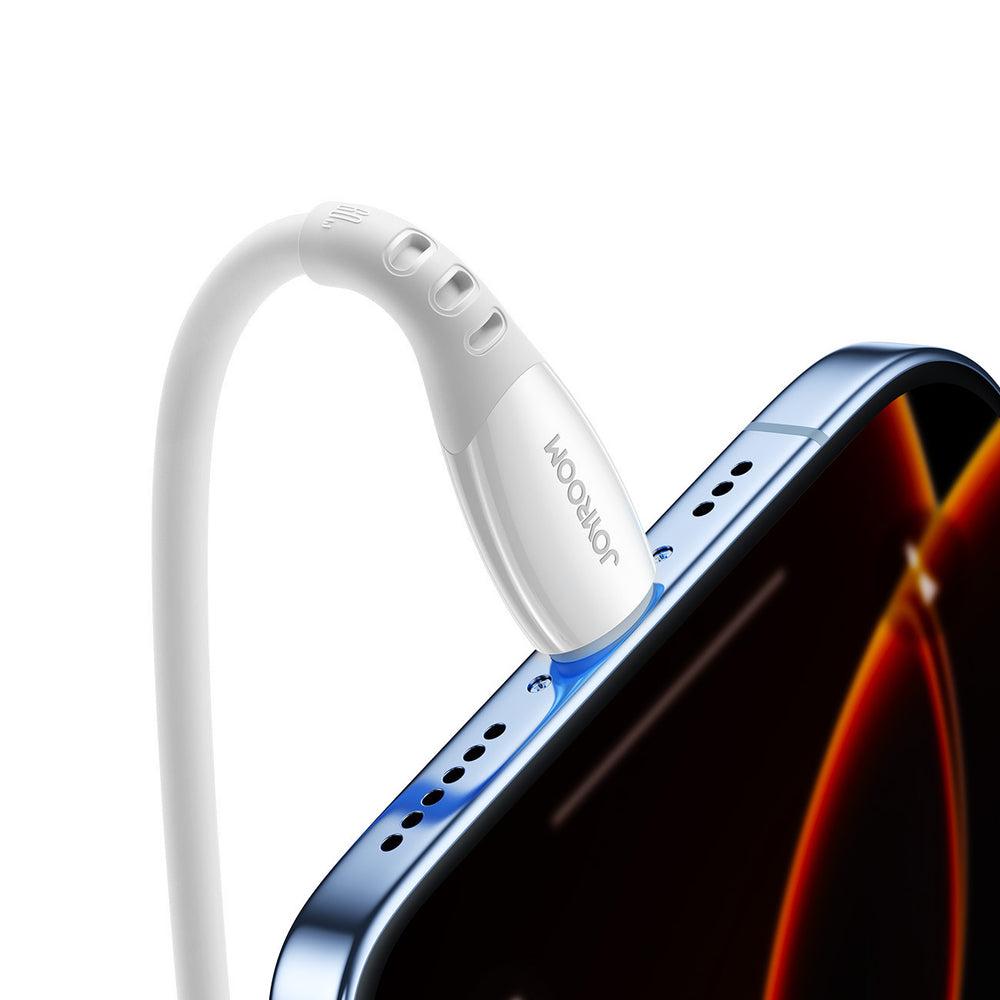 Joyroom S-A59 Vibrant Series 60W USB-C - USB-C-kabel 1,2 m - hvid