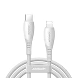 Joyroom S-A59 Vibrant Series 30W USB-C - Lightning kabel 1,2m - hvid