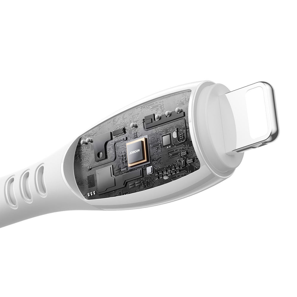 Joyroom S-A59 Vibrant Series 30W USB-C - Lightning kabel 1,2m - hvid