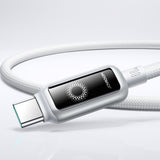 Joyroom S-A55 StarFlight 66W USB-A - USB-C Kabel 1,2 m - Hvid