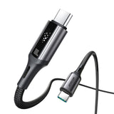 Joyroom S-A60 StarTalk 100W USB-C - USB-C Kabel 1,2 m - sort