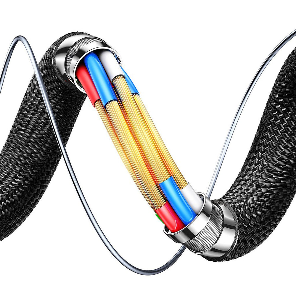 Joyroom S-A60 StarTalk 3A USB-A - USB-C kabel 1,2 m - sort