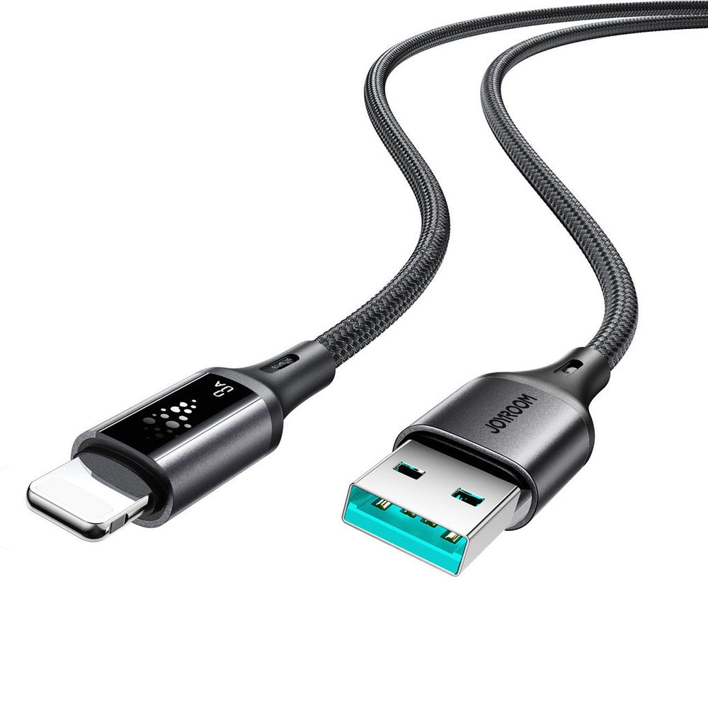 Joyroom S-A60 StarTalk 3A USB-A - Lightning kabel 1,2 m - sort