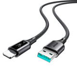 Joyroom S-A60 StarTalk 3A USB-A - Lightning kabel 1,2 m - sort