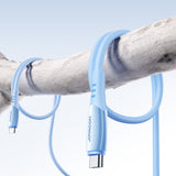 Joyroom S-A59 Vibrant Series 60W USB-C - USB-C cable 1.2m - blue