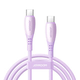 Joyroom S-A59 Vibrant Series 60W USB-C - USB-C-kabel 1,2 m - lilla