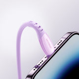 Joyroom S-A59 Vibrant Series 30W USB-C - Lightning kabel 1,2 m - lilla