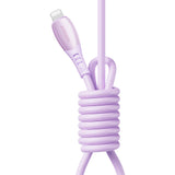 Joyroom S-A59 Vibrant Series 30W USB-C - Lightning kabel 1,2 m - lilla
