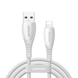 Joyroom S-A59 Vibrant serie 3A USB-A - Lightning kabel 1,2 m - hvid