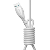 Joyroom S-A59 Vibrant serie 3A USB-A - Lightning kabel 1,2 m - hvid