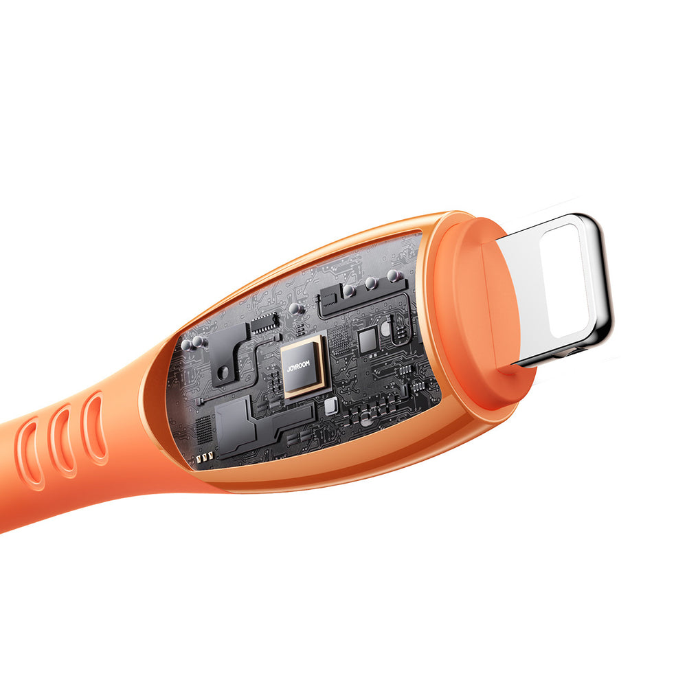 Joyroom S-A59 Vibrant Series 3A USB-A - Lightning kabel 1,2 m - orange