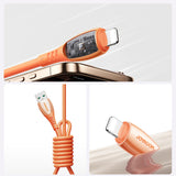 Joyroom S-A59 Vibrant Series 3A USB-A - Lightning kabel 1,2 m - orange
