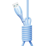 Joyroom S-A59 Vibrant Series 3A USB-A - Lightning kabel 1,2 m - blå