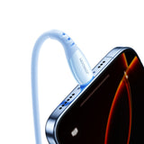 Joyroom S-A59 Vibrant Series 3A USB-A - Lightning kabel 1,2 m - blå