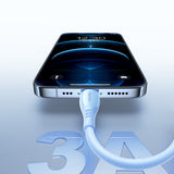 Joyroom S-A59 Vibrant Series 3A USB-A - Lightning kabel 1,2 m - blå