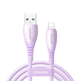 Joyroom S-A59 Vibrant Series 3A USB-A - Lightning kabel 1,2 m - lilla