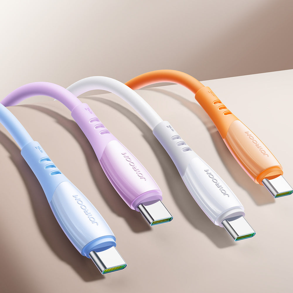 Joyroom S-A59 Vibrant Series 3A USB-A - USB-C Kabel 1,2 m - Orange