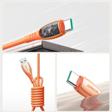 Joyroom S-A59 Vibrant Series 3A USB-A - USB-C Kabel 1,2 m - Orange