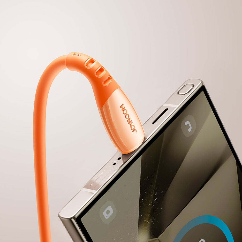 Joyroom S-A59 Vibrant Series 3A USB-A - USB-C Kabel 1,2 m - Orange