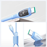 Joyroom S-A59 Vibrant Series 3A USB-A - USB-C kabel 1,2 m - blå