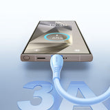 Joyroom S-A59 Vibrant Series 3A USB-A - USB-C kabel 1,2 m - blå