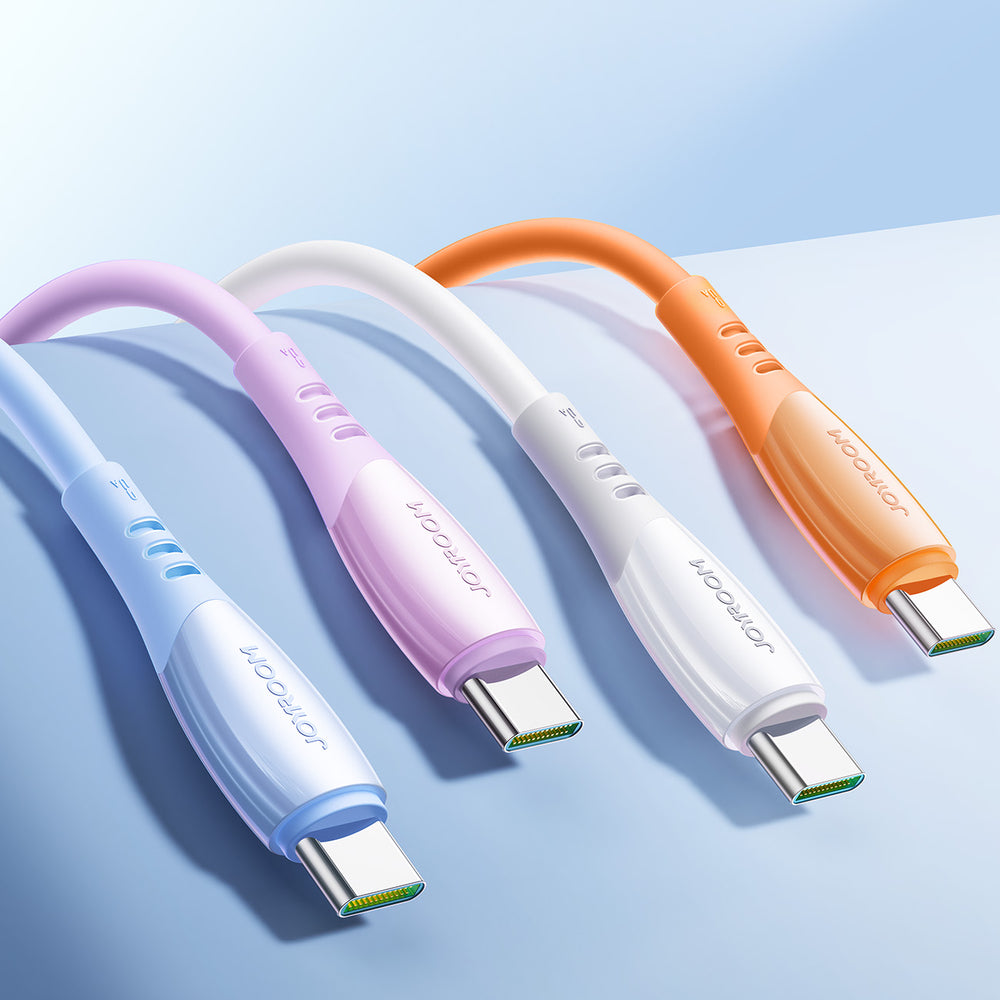 Joyroom S-A59 Vibrant Series 3A USB-A - USB-C kabel 1,2 m - blå