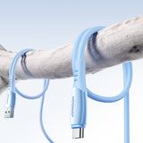 Joyroom S-A59 Vibrant Series 3A USB-A - USB-C kabel 1,2 m - blå