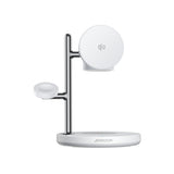 Joyroom JR-W23 Qi2 4-i-1 bordoplader med indbygget induktiv natlampe - hvid