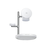 Joyroom JR-W23 Qi2 4-i-1 bordoplader med indbygget induktiv natlampe - hvid