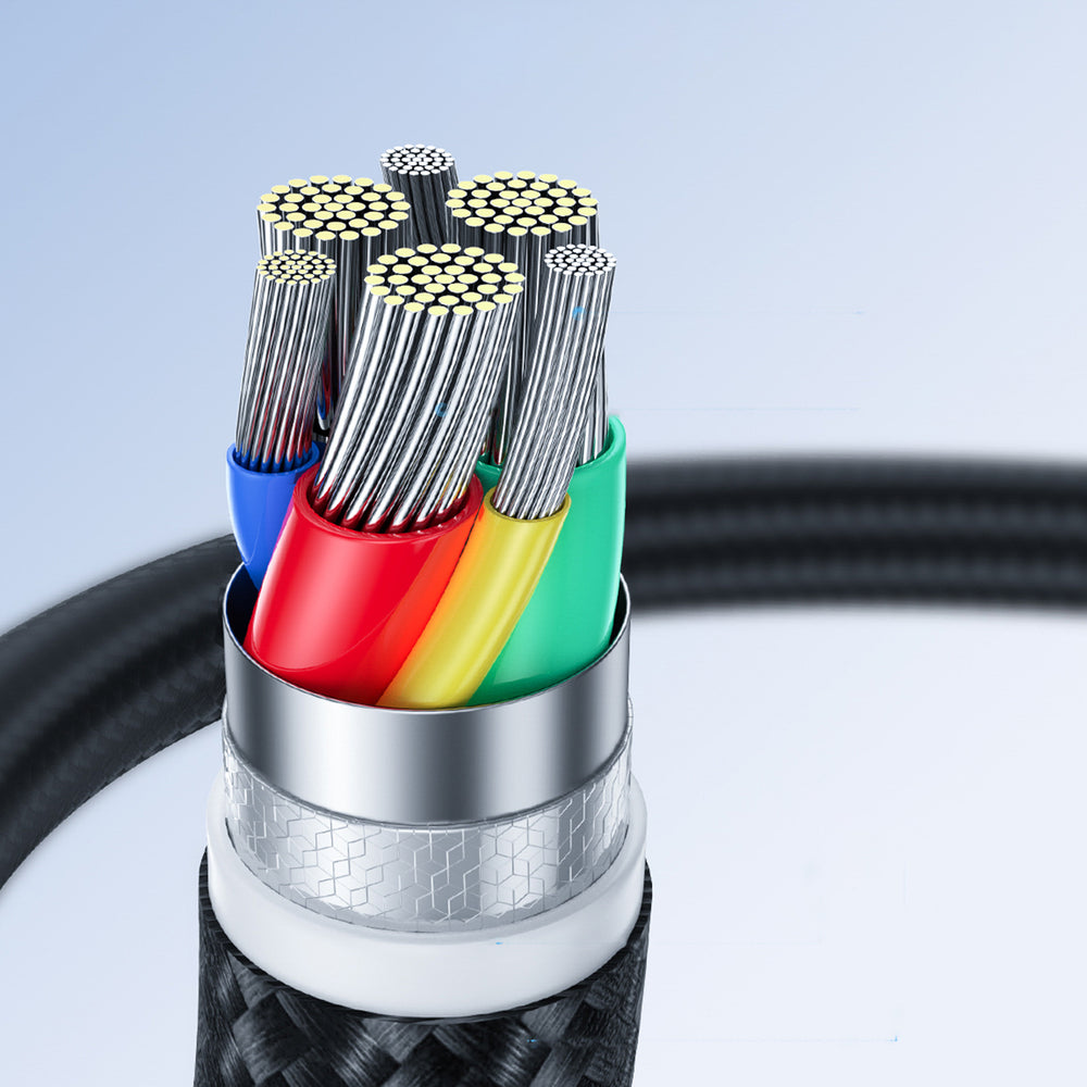 Joyroom S-A11 Surpass kabel 60W USB-C - USB-C 0,25m - sort