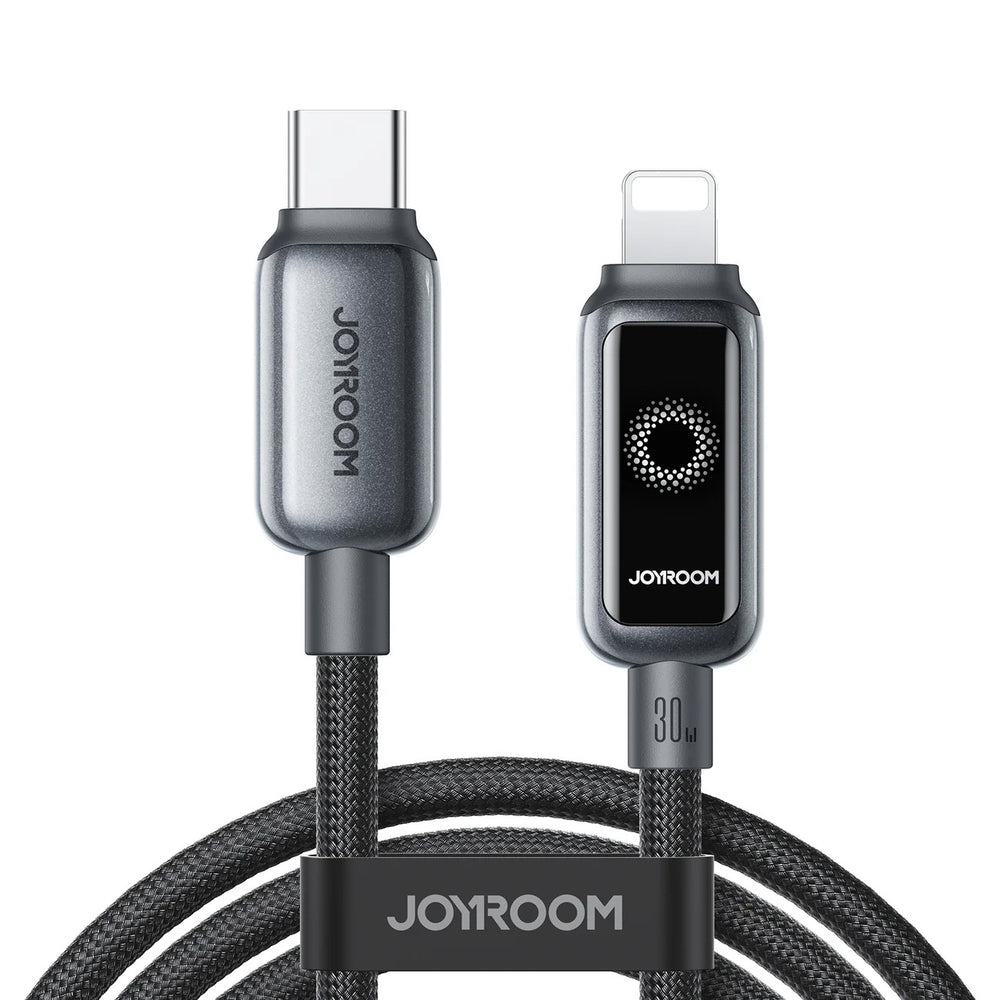 Joyroom S-A55 StarFlight 30W USB-C - Lightning kabel 1,2 m - sort