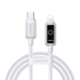 Joyroom S-A55 StarFlight 30W USB-C - Lightning kabel 1,2 m - hvid