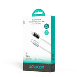 Joyroom S-A55 StarFlight 30W USB-C - Lightning kabel 1,2 m - hvid