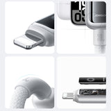 Joyroom S-A55 StarFlight 30W USB-C - Lightning kabel 1,2 m - hvid