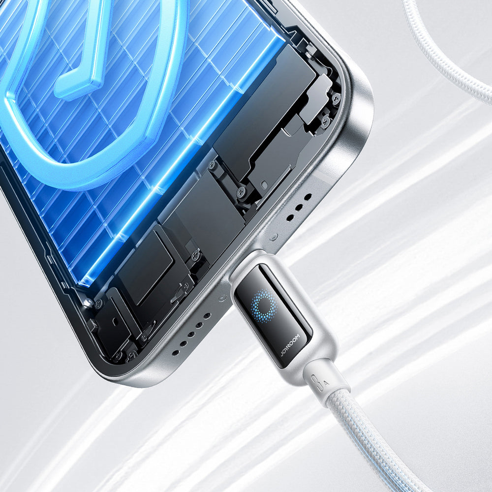 Joyroom S-A55 StarFlight 3A USB-A - Lightning kabel 1,2 m - hvid