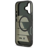 BMW M IML Metal Buttons Tricolor Lines MagSafe Case for iPhone 17 - Black
