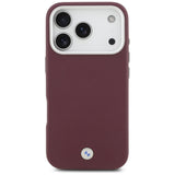 BMW Sign Full Wrapped Metal MagSafe Case til iPhone 17 Pro - Rød