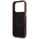 BMW Sign Full Wrapped Metal MagSafe Case til iPhone 17 Pro - Rød