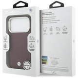 BMW Sign Full Wrapped Metal MagSafe Case til iPhone 17 Pro - Rød