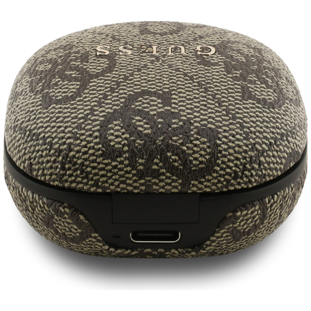 Guess 4G Classic Metal Logo TWS ENC Øretelefoner - Brunt