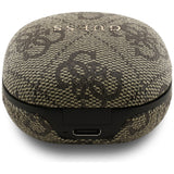 Guess 4G Classic Metal Logo TWS ENC Øretelefoner - Brunt