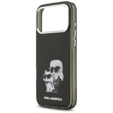 Karl Lagerfeld IML Aquarelle Karl & Choupette & Logo MagSafe Case for iPhone 17 Pro - Black