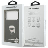 Karl Lagerfeld IML Aquarelle Karl & Logo MagSafe Case for iPhone 17 Pro - Black