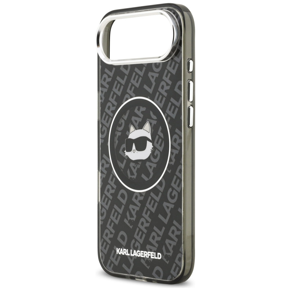 Karl Lagerfeld IML Choupette Head Logo MagSafe iPhone Air Case - Black
