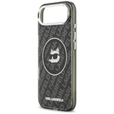 Karl Lagerfeld IML Choupette Head Logo MagSafe iPhone Air Case - Black
