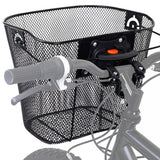 Wozinsky WKM-MM cykelkurv med metalstang - sort